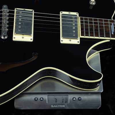 Collings SoCo Deluxe Jet Black Top, Dog Hair Back and Sides ~ Secondhand image 5