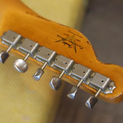 2019 Fender Custom Shop 53 Telecaster Time Machine 30th Anniversary Electric Guitar Heavy Relic Butterscotch Blonde + COA OHSC image 20