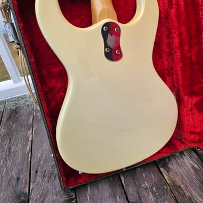 Mosrite Mark I (Ventures) 1965 - Pearl White - Made in USA image 4
