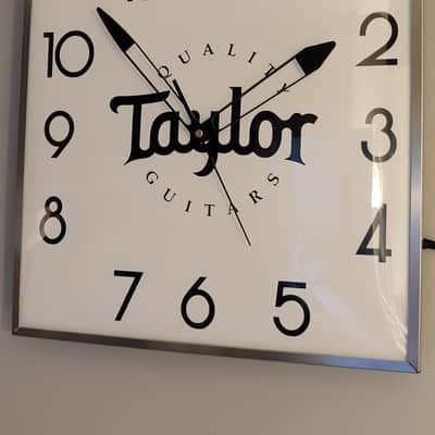 Taylor Guitars Dealer Style Pam Light Up Clock Killer Cool Mancave, Bar, Garage Item image 4