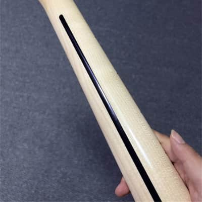 22fret DIY Maple natrual gloss electric guitar neck star inlay replace image 5