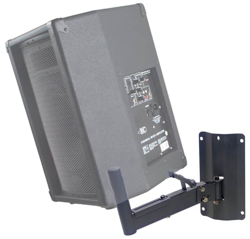 Stagg SPH-15BK/2 2 PC of Wall-Mount Speaker Brackets with Mounting Poles image 1