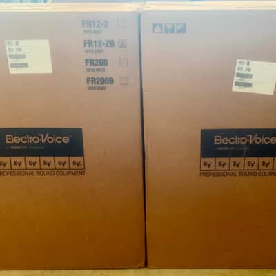 (02) EV Electro-Voice FR12-2B Speakers (Brand New in Boxes -RARE) image 3