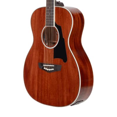 D'Angelico Excel Tammany Acoustic-Electric Guitar â€“ Natural Mahogany, Solid Top, Grover Tuners, Fishman Pickup image 6