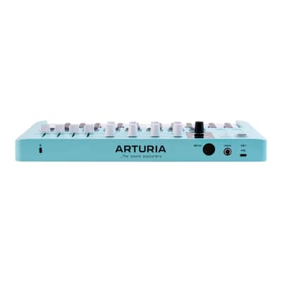 Arturia MiniLab 3 Compact MIDI Keyboard Controller with 25 Keys, RGB Pads and USB DAW Integration (Special Edition, Aquamarine) image 5