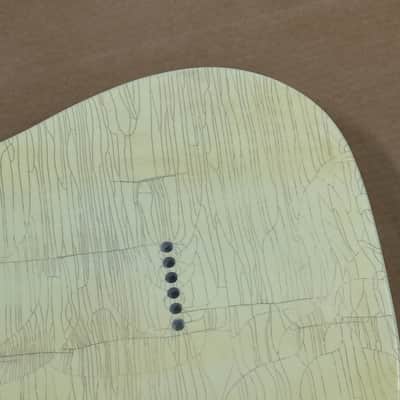 2162g Kohlin Guitars T-Type Roasted Pine replacement body Aged Nitro Relic Butterscotch Made in Sweden fits Fender Telecaster necks image 11