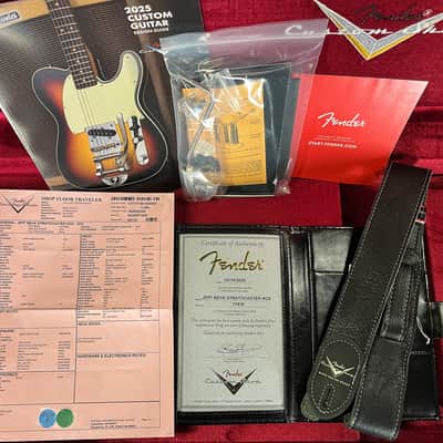 Fender Custom Shop Jeff Beck Signature Stratocaster Rosewood Fingerboard NOS Surf Green (478) image 8