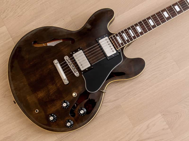 1979 Greco SA-550 Vintage Semi-Hollow ES-Style Guitar Walnut w