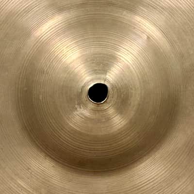 14" Zildjian A 1930s 1st / 2nd / Pre-Trans Stamp Hi-Hat Single Splash Cymbal 514g *Video* image 5