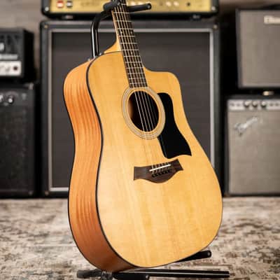 Taylor 110ce Dreadnought Acoustic/Electric Guitar - Solid Torrefield Spruce with Gig Bag - Factory Demo image 16