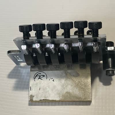 2000's Schaller Original Made in Germany Chrome Floyd Rose Pro Electric Guitar Tremolo Bridge Set & Brass Block image 13