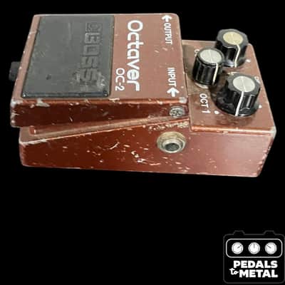 Boss OC-2 Octaver (Black Label) 1989 - 1997 - Brown - X16546 image 5