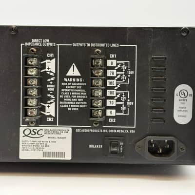QSC ISA 300T 2-Channel Professional Power Amplifier image 5