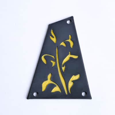Custom Ibanez Truss Rod Cover (without string retainer) – Gold Tree of Life image 3