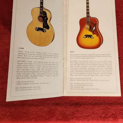1970 Gibson Jumbo Flattops Catalog image 2
