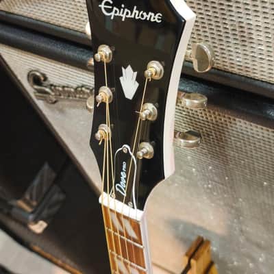 Epiphone Dove Pro Limited Edition - White image 6
