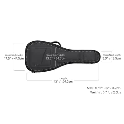 Basiner ACME Semi Hollow Guitar Bag-Neo Black image 9
