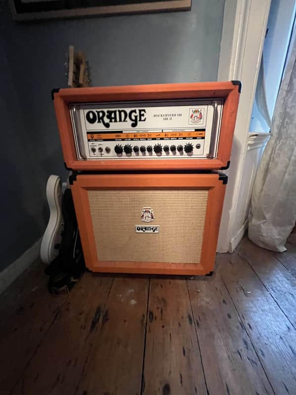 Orange Rockerverb 100 MK II 2-Channel 100-Watt Guitar Amp Head 2010 - 2014 - Orange image 1