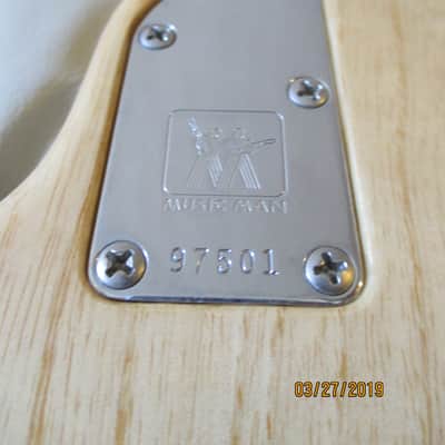 Music Man Albert Lee "Artist Relations" model 1997 Natural SSS Hardtail ( Jim Messina ) image 14