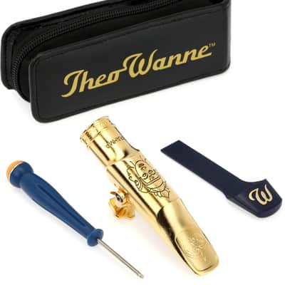 Theo Wanne Brahma Tenor Saxophone Mouthpiece - 8* Gold Plated image 1