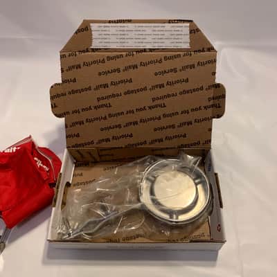Gibraltar Mountable Ashtray and Mountable Drink Holder  Red/Silver 90's image 9
