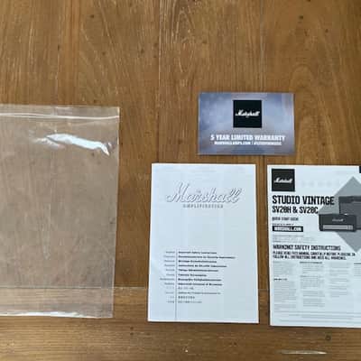 Marshall SV20H Head and Cab  - black tolex image 8