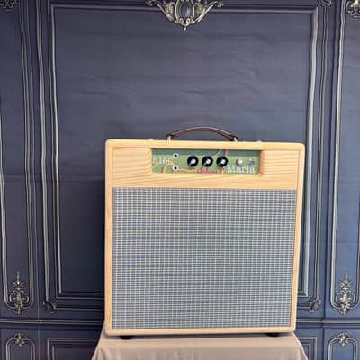 Marla Amps S15Classic + LIBBY Reverb Unit | Polyurethane Natural | Handwired | 15 Watts | 12in Combo image 5