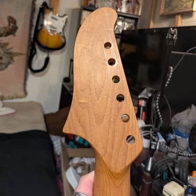 Warmoth Mooncaster Roasted Maple Neck With A 10" Radius 2022 - Unfinished image 13