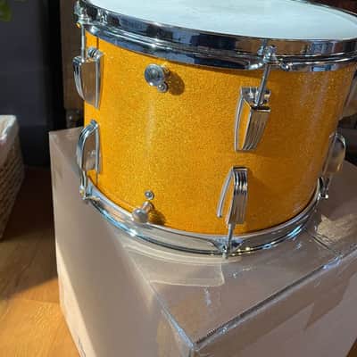 Ludwig No. 944 Classic 9x13" Rack Tom with Keystone Badge 1960 - 1968 - Gold Sparkle image 8