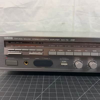 Vintage Yamaha Natural Sound Stereo Control Pre Amp Preamplifier Avc 70 image 2