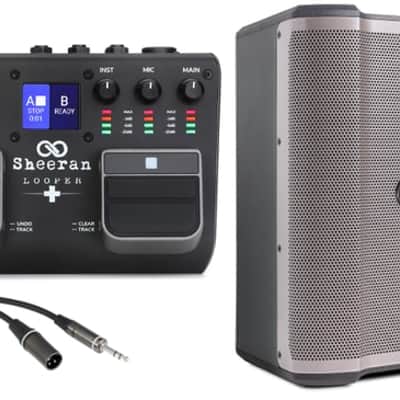 Sheeran Loopers Looper + Pedal with Busker Portable 200-watt Battery-powered PA Speaker image 2