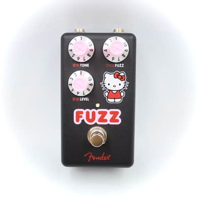Fender Hello Kitty Fuzz Black With Original Box Guitar Effect Pedal image 2