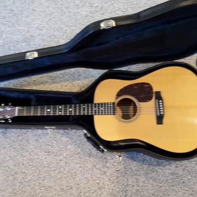 Martin D-16GT Natural Gloss Top Hardshell Case K & K Pickup Installed image 7