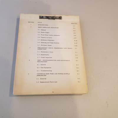 Rare Moog Polymoog Synthesizer 203a Preliminary Technical Service Manual