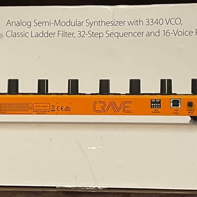 Behringer Crave Analog Semi-Modular Synthesizer 2019 - Present - Orange image 4