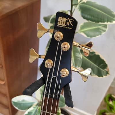 1995 Ibanez SR1000 Custom PJ Precision Jazz Bass Häussel and Lollar Custom Pickups MIJ FujiGen Wenge Bubinga Neck Stained Oil Natural Mahogany Japanese Japan Prestige SDGR Soundgear SR 1000 Bass Guitar image 3