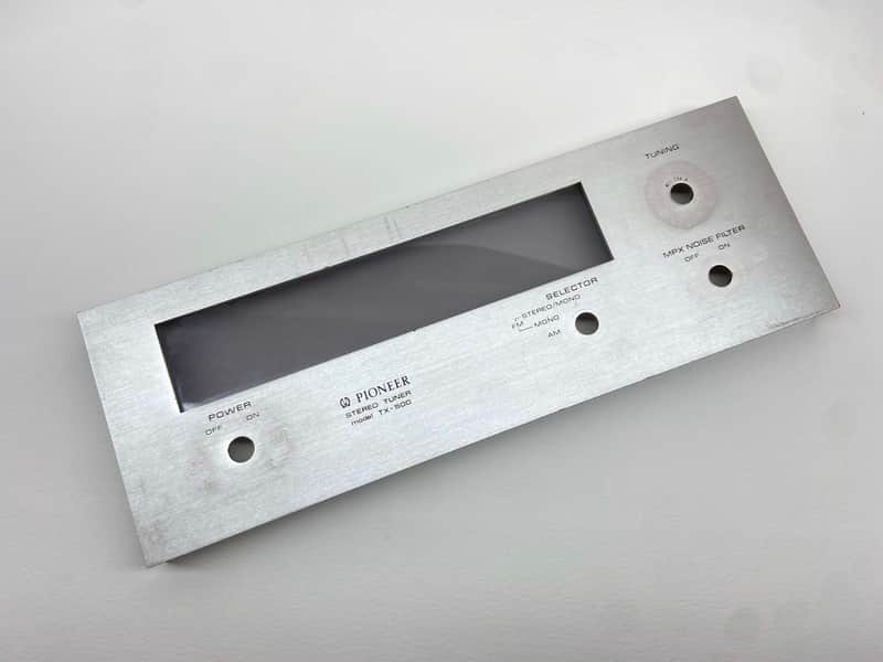 Pioneer TX-500 Stereo Tuner - Face Plate image 1