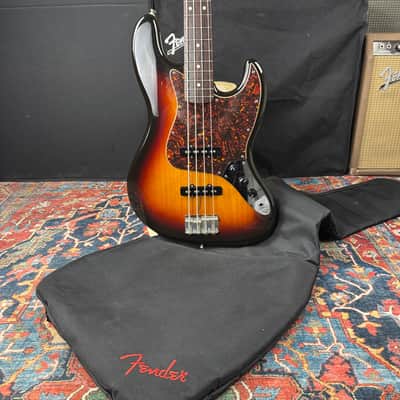 1962 Fender Jazz Bass Reissue Vintage Collection 3 Tone Sunburst Model JB62-70US - 2002-2004 image 9