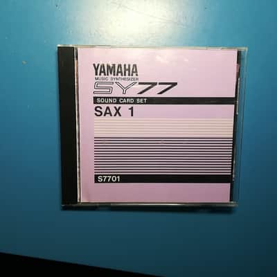 Yamaha SY 77 TG77 SAX1 cards for sale