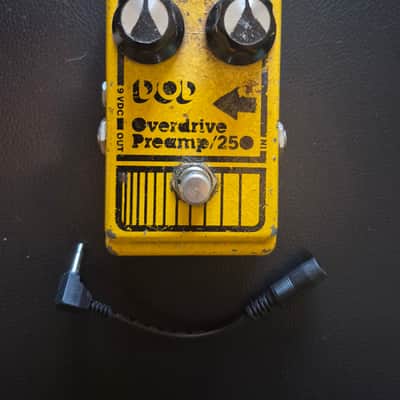 DOD Overdrive Preamp 250 1980s Yellow image 1