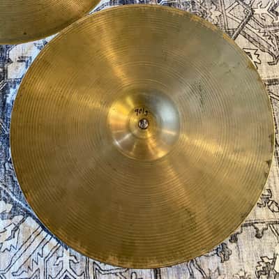 Zildjian Vintage 60's 14" Hi Hats - Thin, Sloshy, & Smoky - 788g/901g image 4