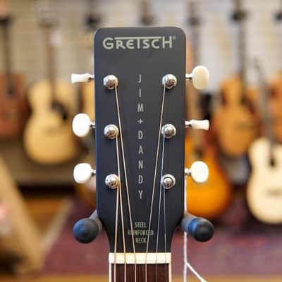 Gretsch Jim Dandy Parlor Acoustic Guitar Deep Cherry Burst image 7