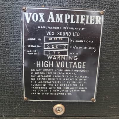 Vox AC 30 1967 - Black image 3