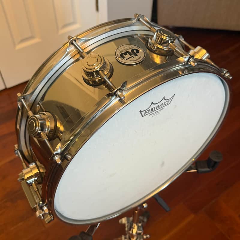 DW Collector's Series Stainless Steel 5.5x14" Snare Drum w/ Nickel Hardware image 1