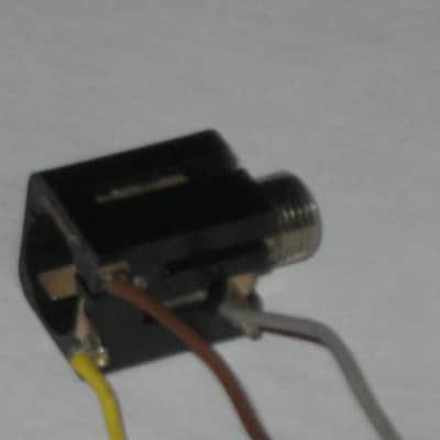 2 lite use genuine Boss INPUT jacks (for compact sized pedals) +nuts,washers,wires (+3 extra wires & 2 zip ties) BOTH jacks have brown,gray,yellow wires attached, work fine, from 2000s (can be used on most other year Boss pedals) NO: pedal(s), other parts image 9