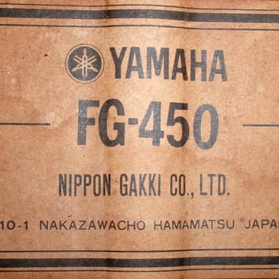 Yamaha FG450 Green Label Nippon Gakki Japan 1972 to 74 Natural New Jakaranda + Original Rocket case image 24