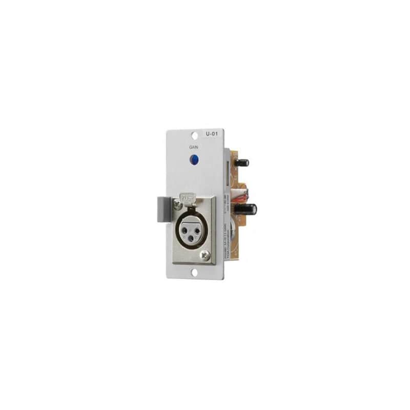 TOA Electronics 900 Series Unbalanced Line Input Module with Female XLR Connector, -20dB Sensitivity, 220 kOhms Impedance, 20Hz - 20kHz Frequency Resp image 1