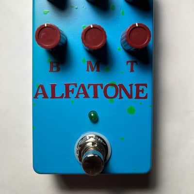 AlfaTone Black Pearl #1 2024 - Blue Green Mixture (Funny Little Boxes 1991 Pearl Jam Ten style guitar pedal) image 2