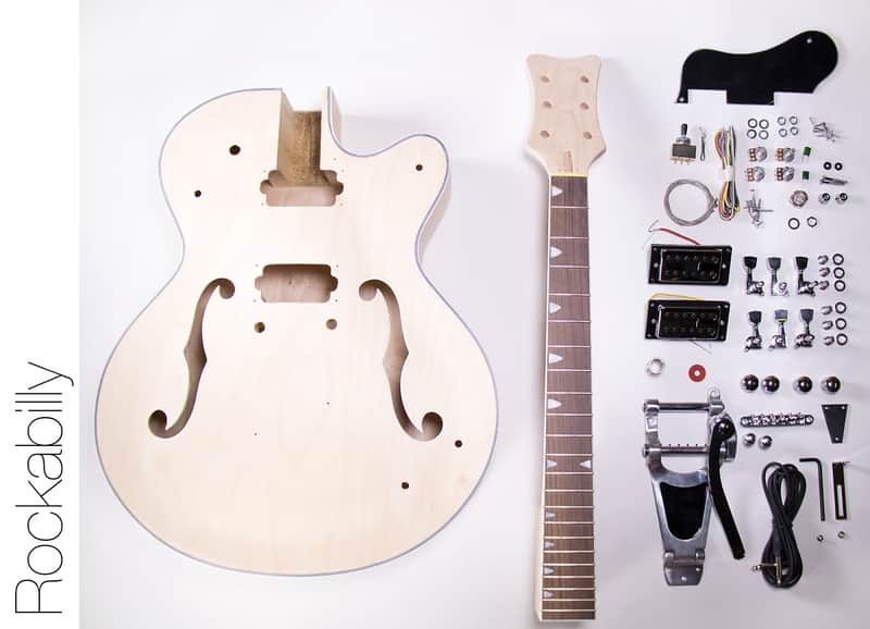 Hollow Body Electric Guitar Kit image 1