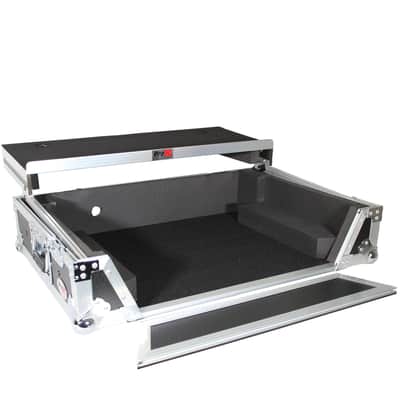 ProX XS-PRIME2 LT Flight Case for Denon Prime 2 DJ System Silver on Black image 5